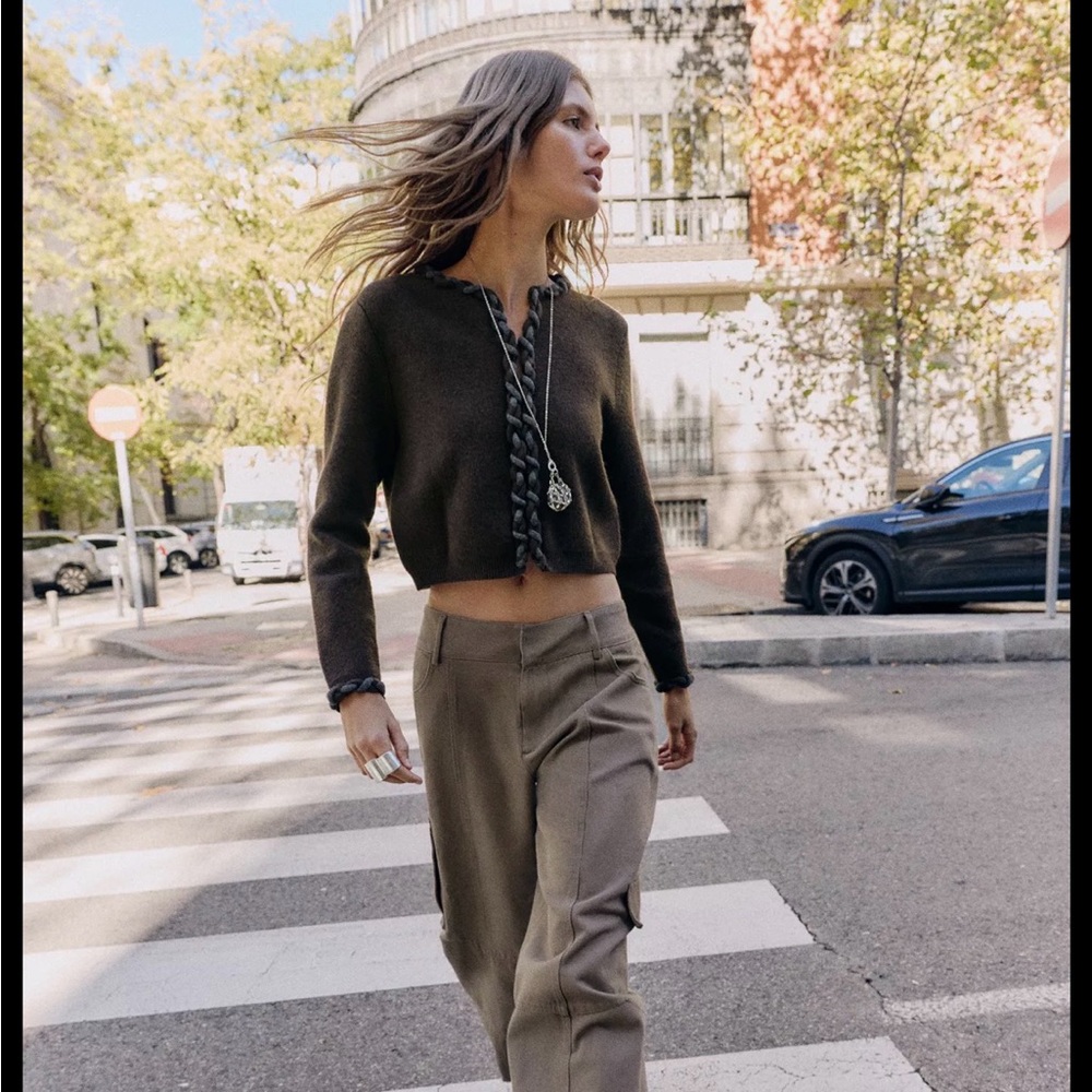 zara cardigan